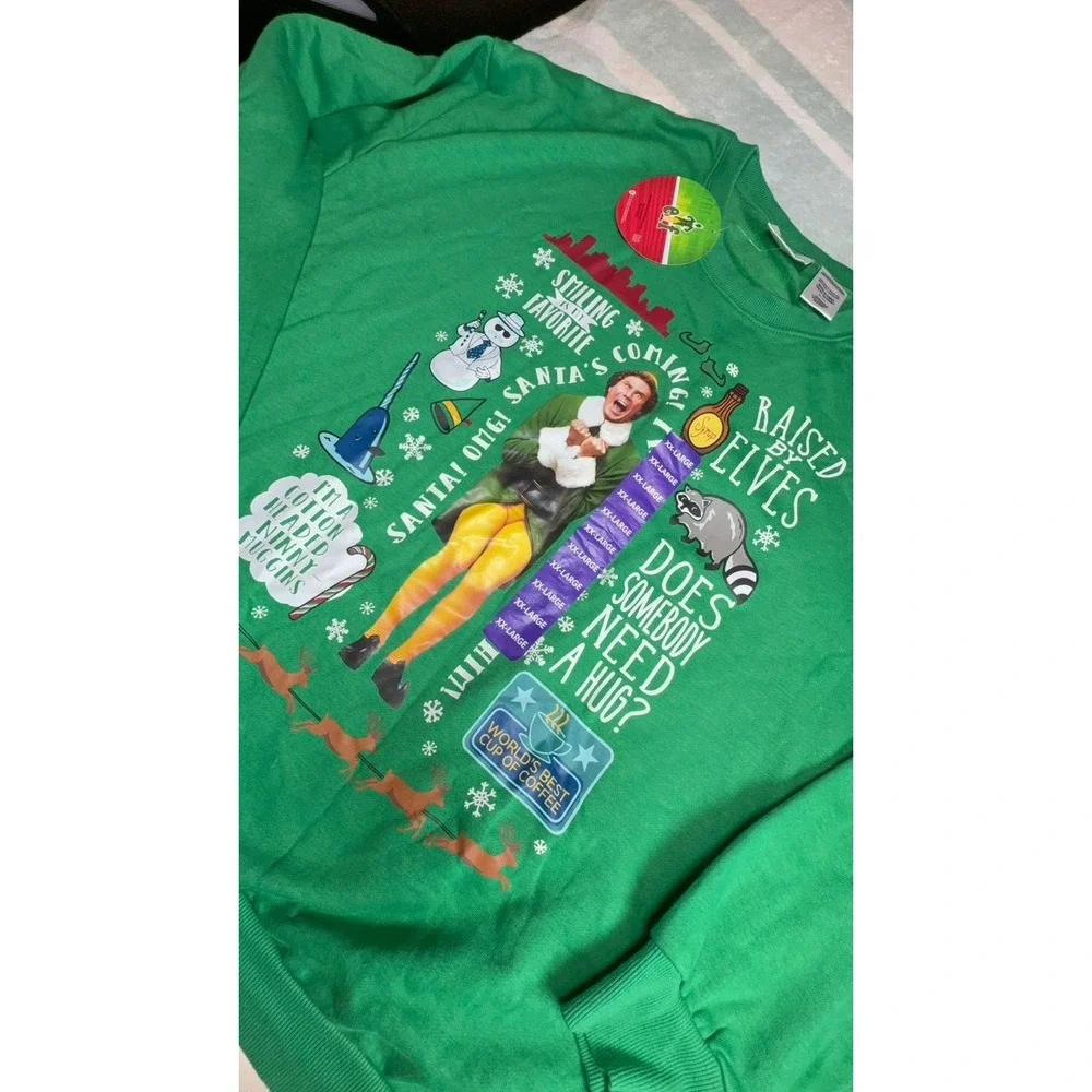Adult size XXL Elf sweatshirt. NWT.